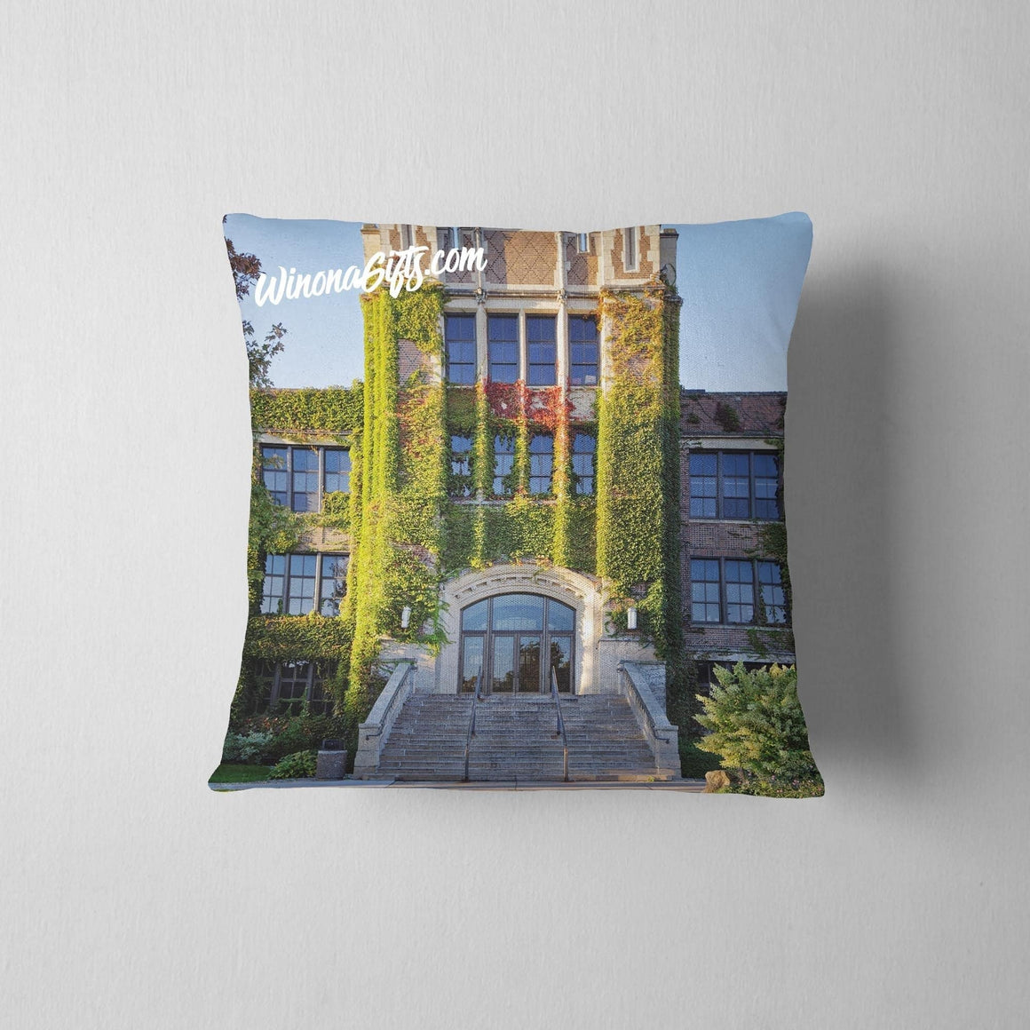 Pillow Winona State University Somsen Hall - Kari Yearous Photography